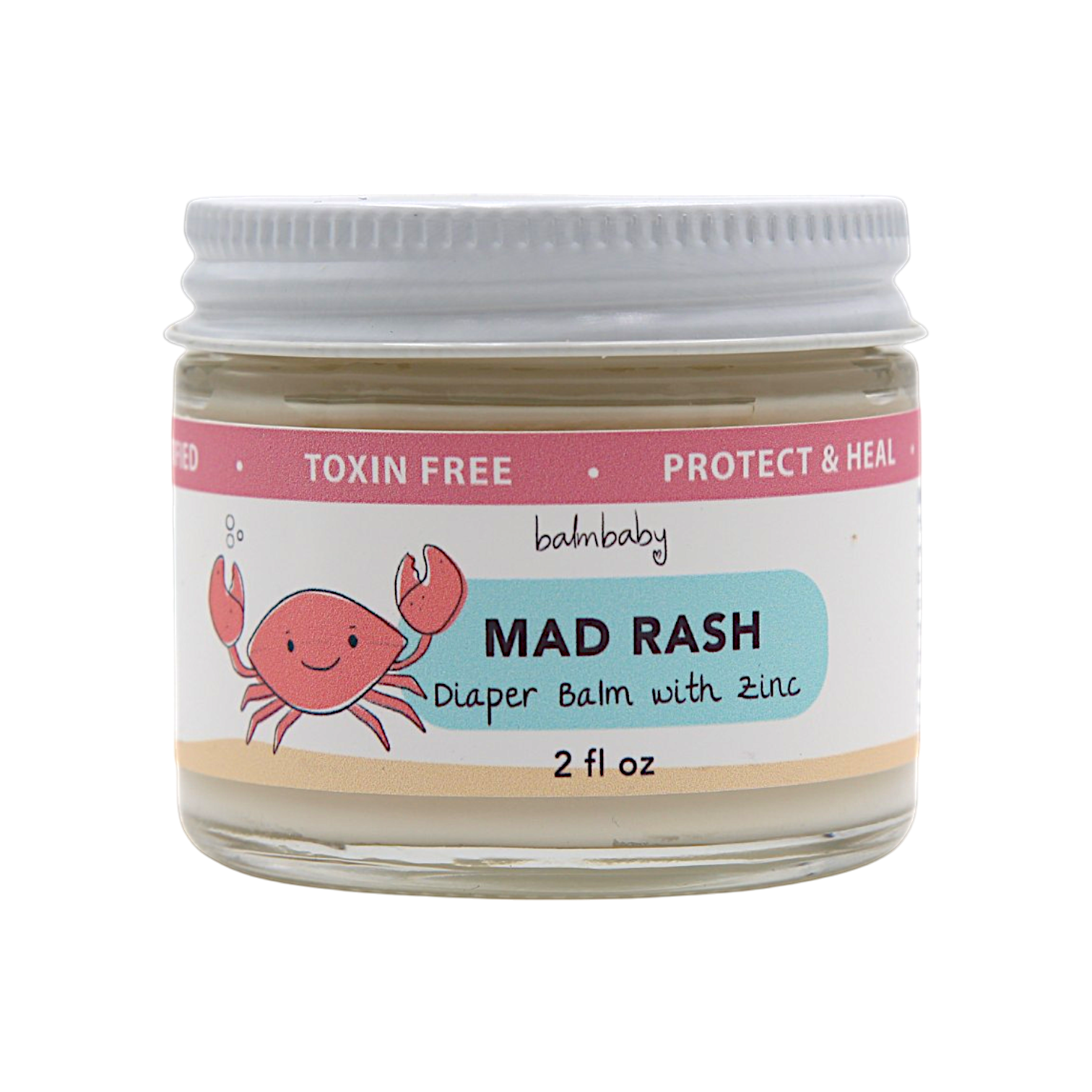 Balm Baby Mad Rash Diaper Balm & All purpose skin aid w/ Zinc
